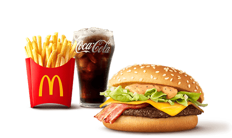 ベーコンレタスバーガー セット