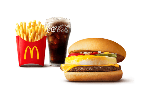 エグチ(エッグチーズバーガー) セット