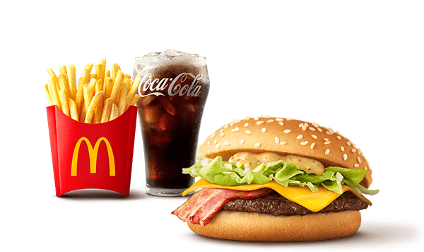 ベーコンレタスバーガー セット